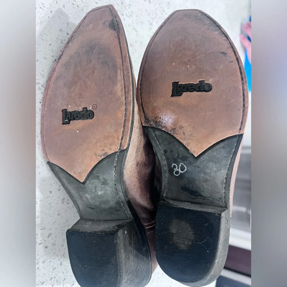 LAREDO WOMEN'S CHARMAYNE Cowboy Sz 9
WESTERN BOOTS SNIP TOE Teal - Picture 9 of 9